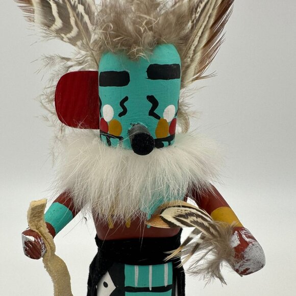Vintage Kachina Doll Figurine Native American Morning Singer Signed BC As Is - Picture 6 of 8